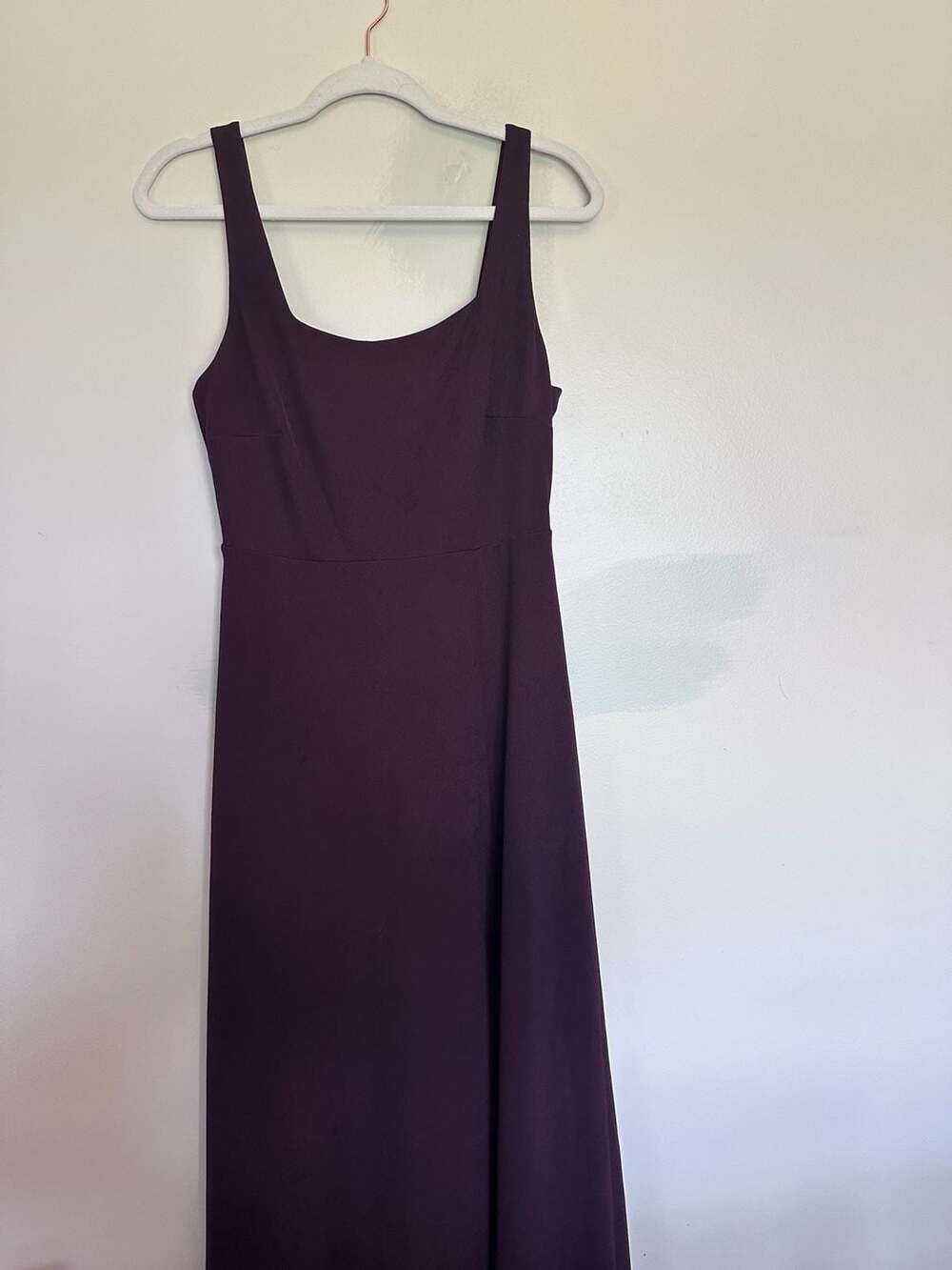 Birdy Grey Alexandra Square-Neck Bridesmaid Dress in Plum/Cabernet